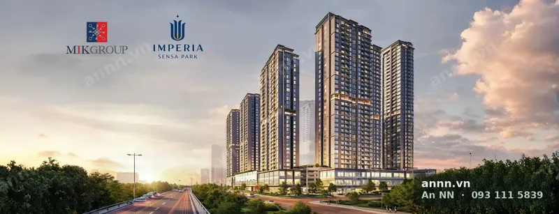 Phối cảnh dự án từ trục Võ Chí Công