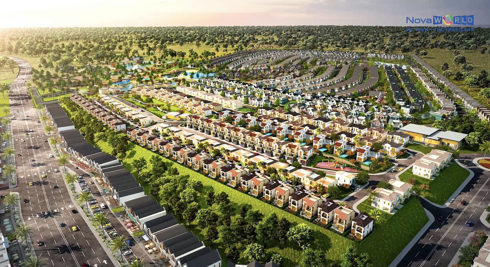 Phối cảnh The Tropicana trong NovaWorld Hồ Tràm; không áp cho các phân kỳ khác.