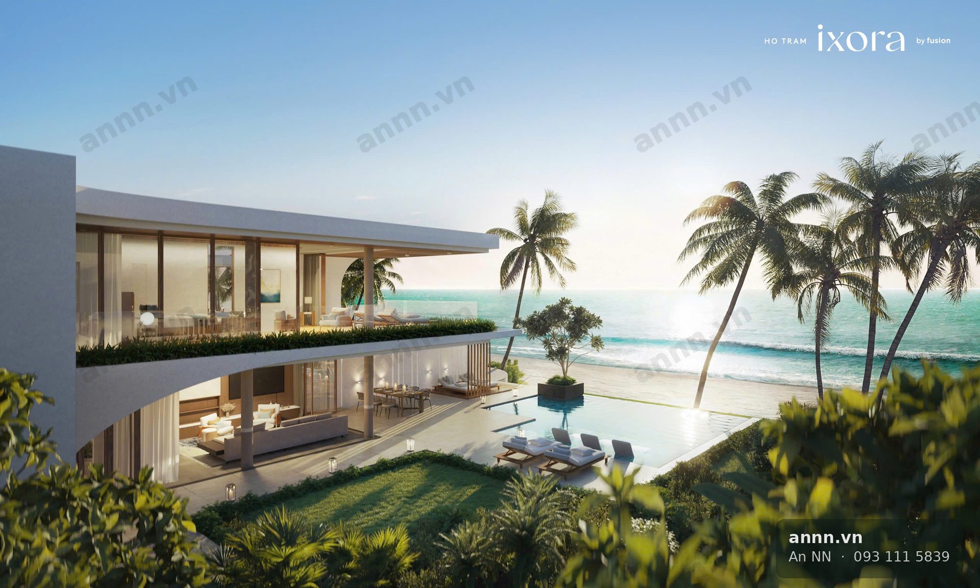 Biệt thự Beachfront sát biển — Ixora GĐ2