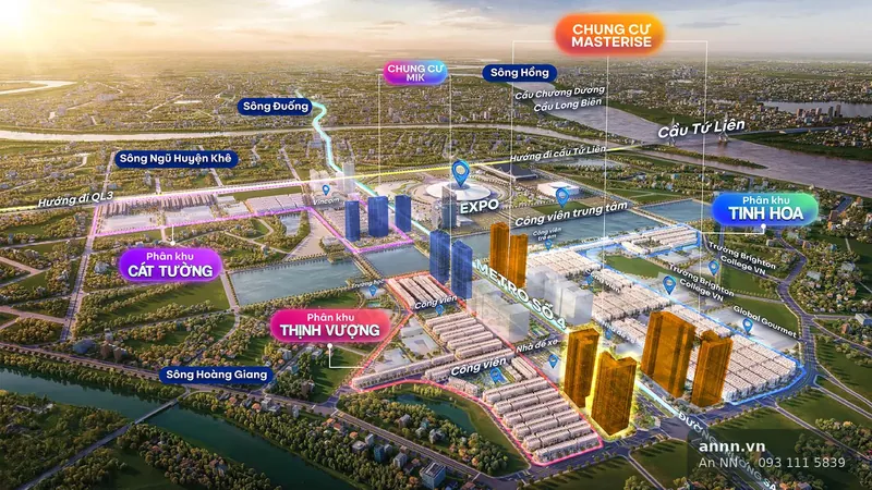 Phối cảnh dự án Vinhomes Global Gate