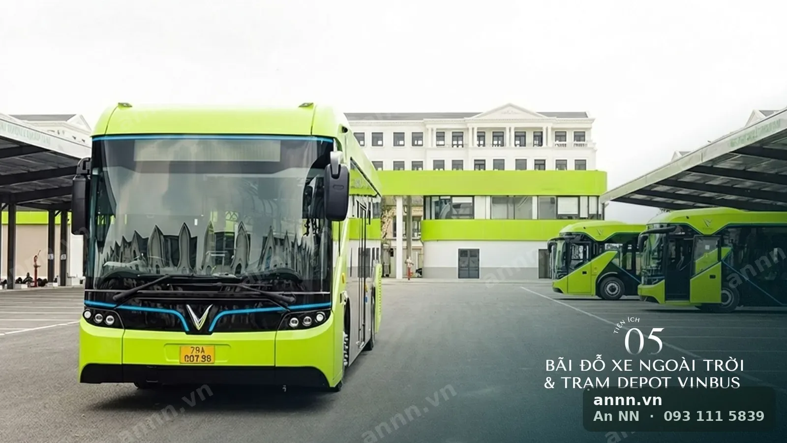 Trạm VinBus và bãi đỗ xe