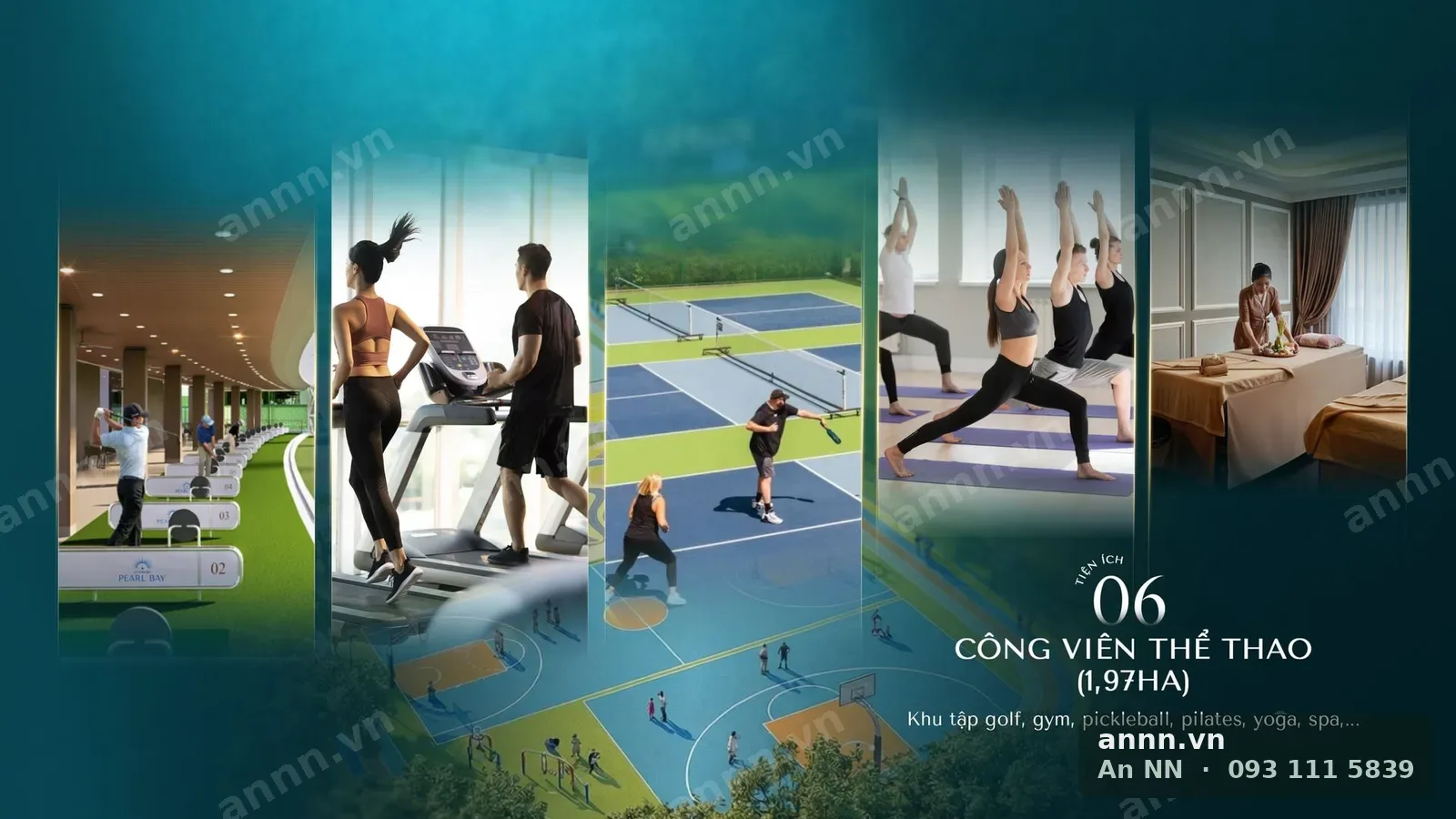 Công viên thể thao 2,1 ha