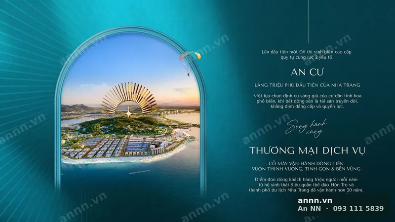 Phối cảnh toàn khu nhìn từ biển
