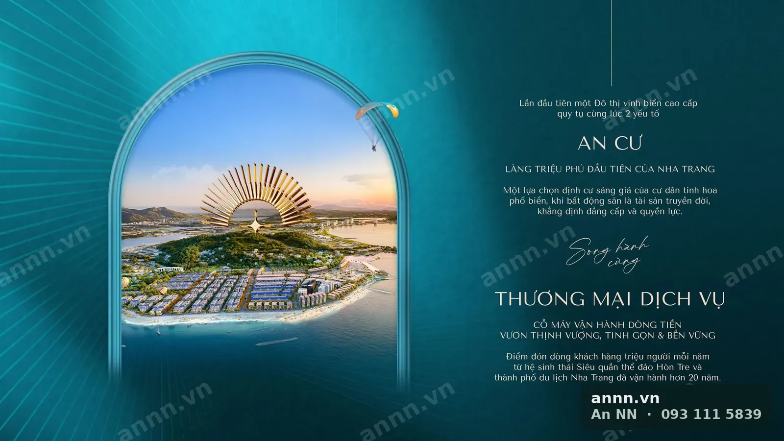 Phối cảnh toàn khu nhìn từ biển