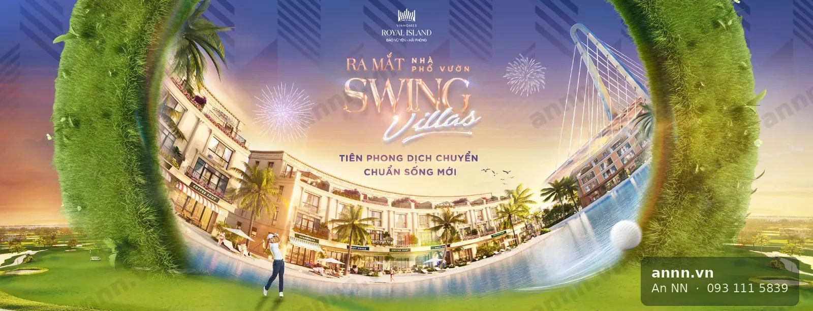 Phối cảnh tổng thể Vinhomes Royal Island trên đảo Vũ Yên