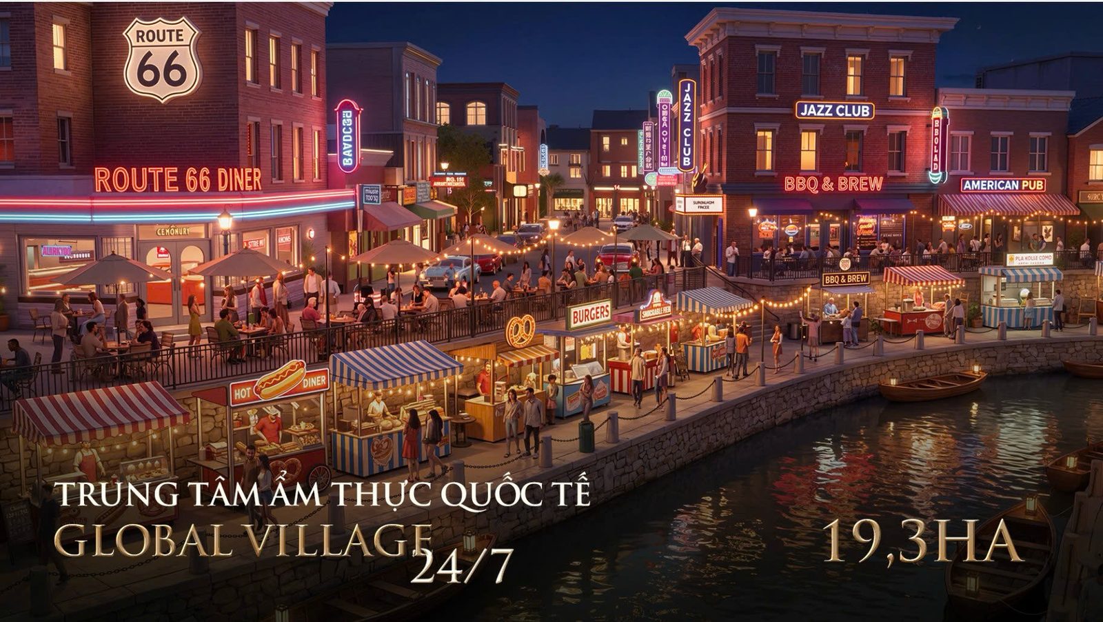 Trung tâm ẩm thực quốc tế Global Village
