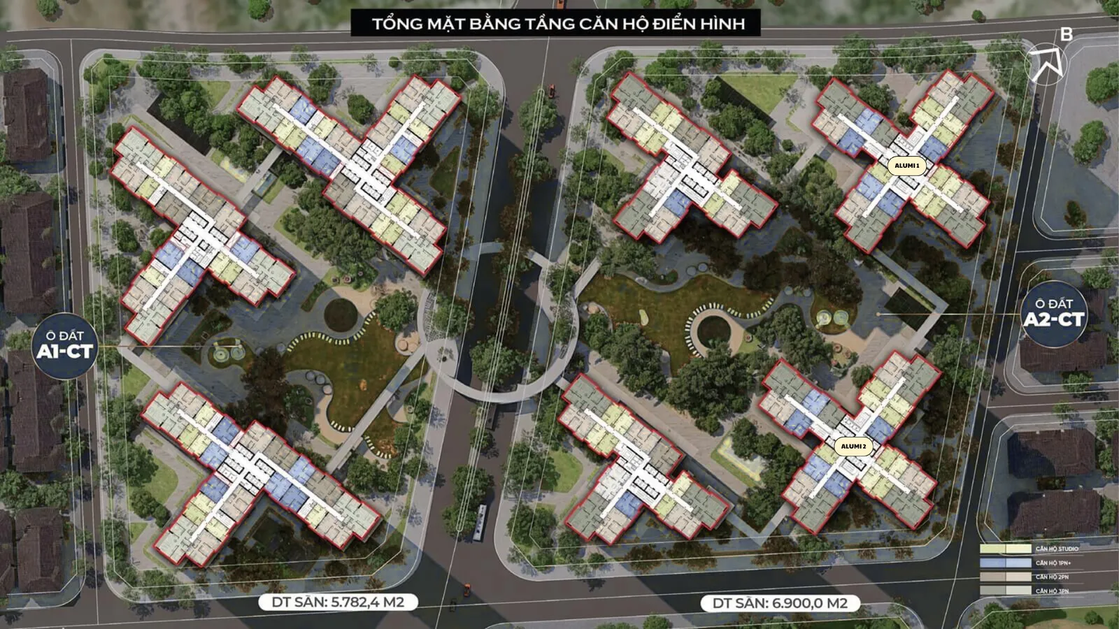 MẶT BẰNG TỔNG KHU