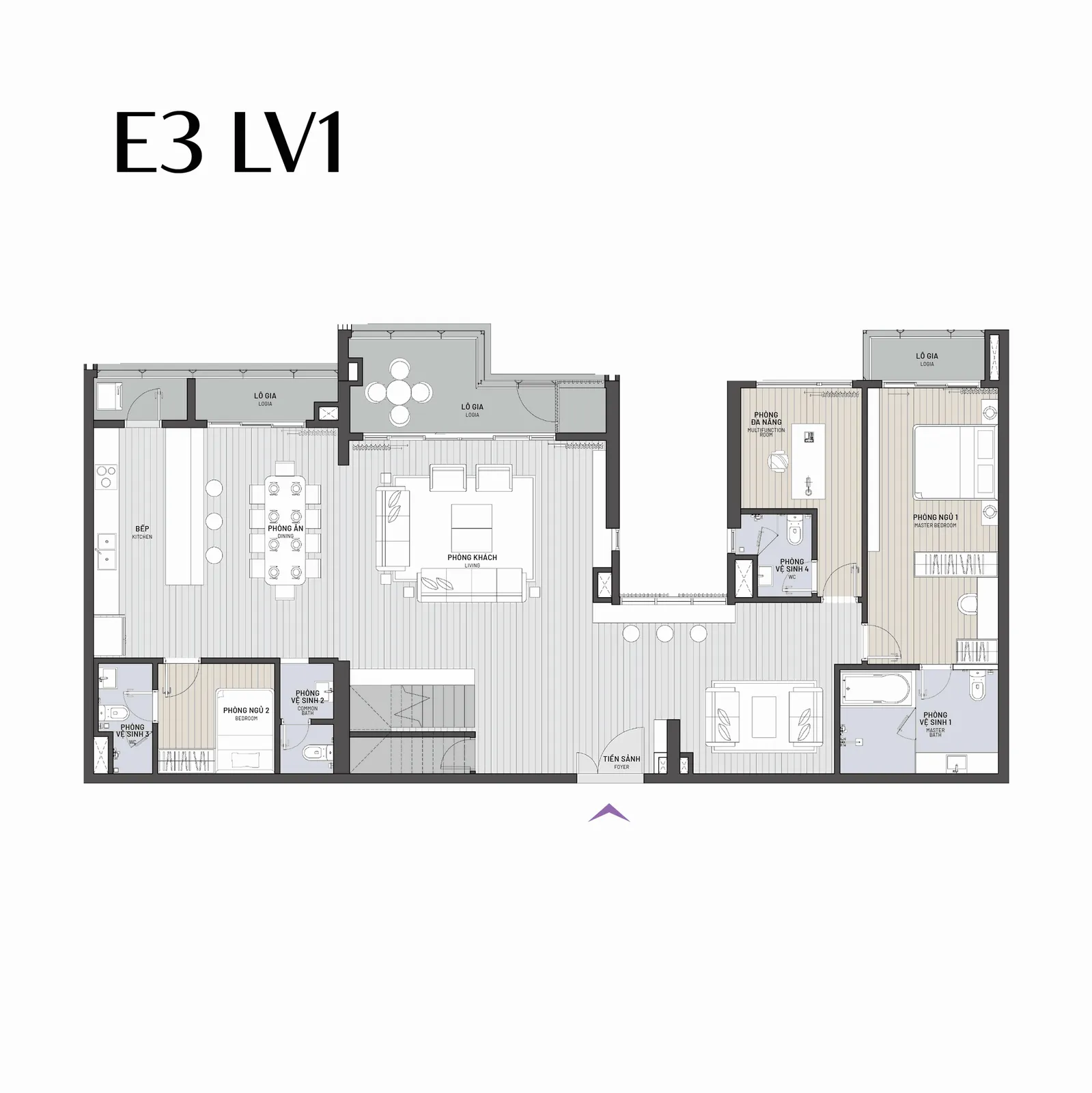 M2 Duplex penthouse | Loại 3