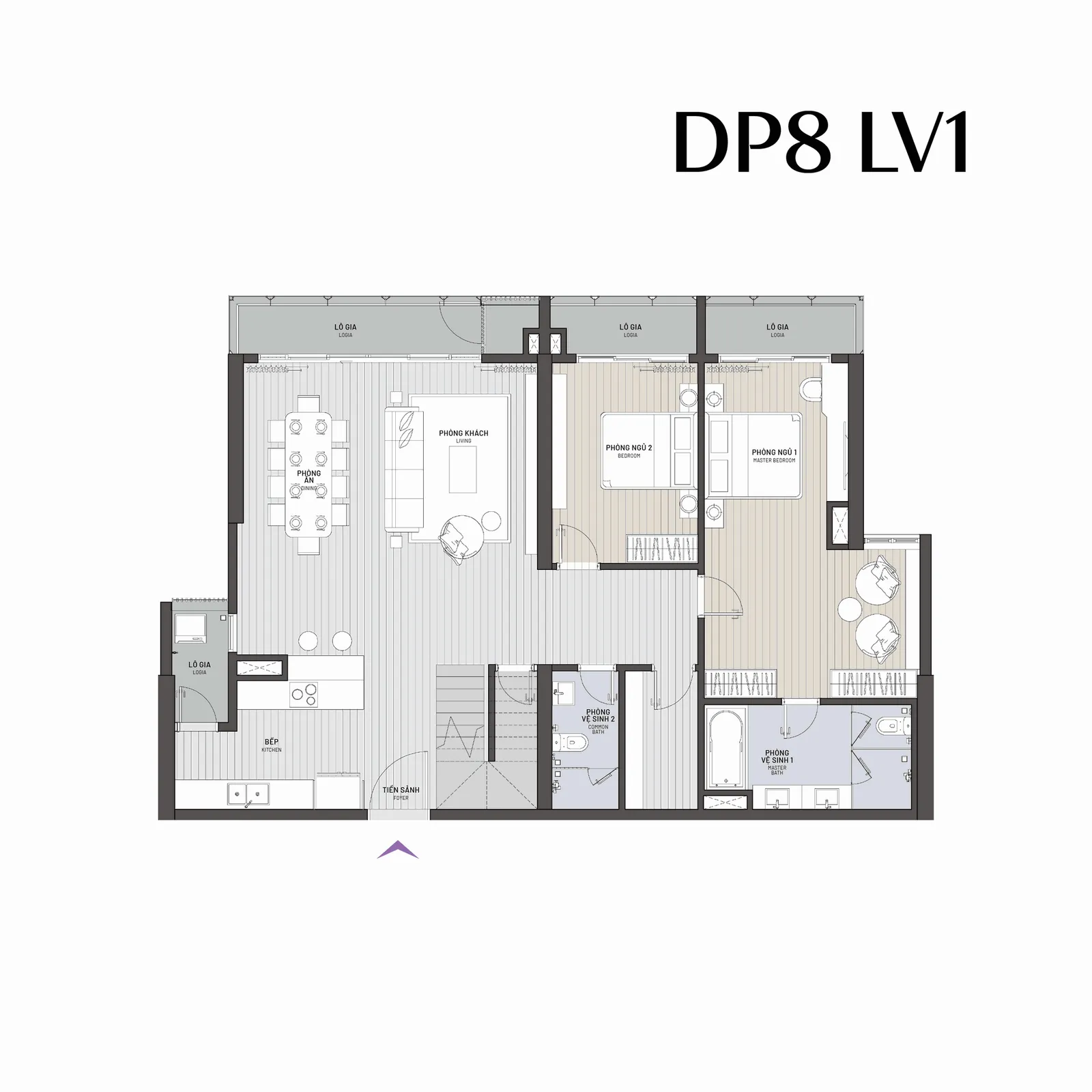 M2 Duplex penthouse | Loại 2