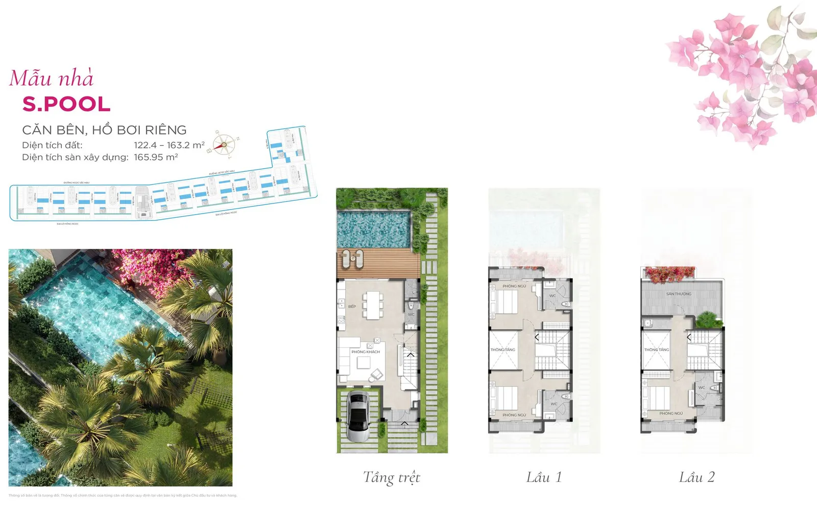 Tiểu khu Hy Lạp] S.POOL - Căn bên, hồ bơi riêng