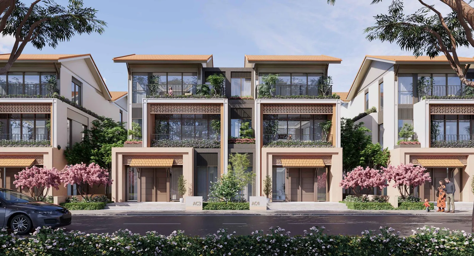 Biệt thự tứ lập