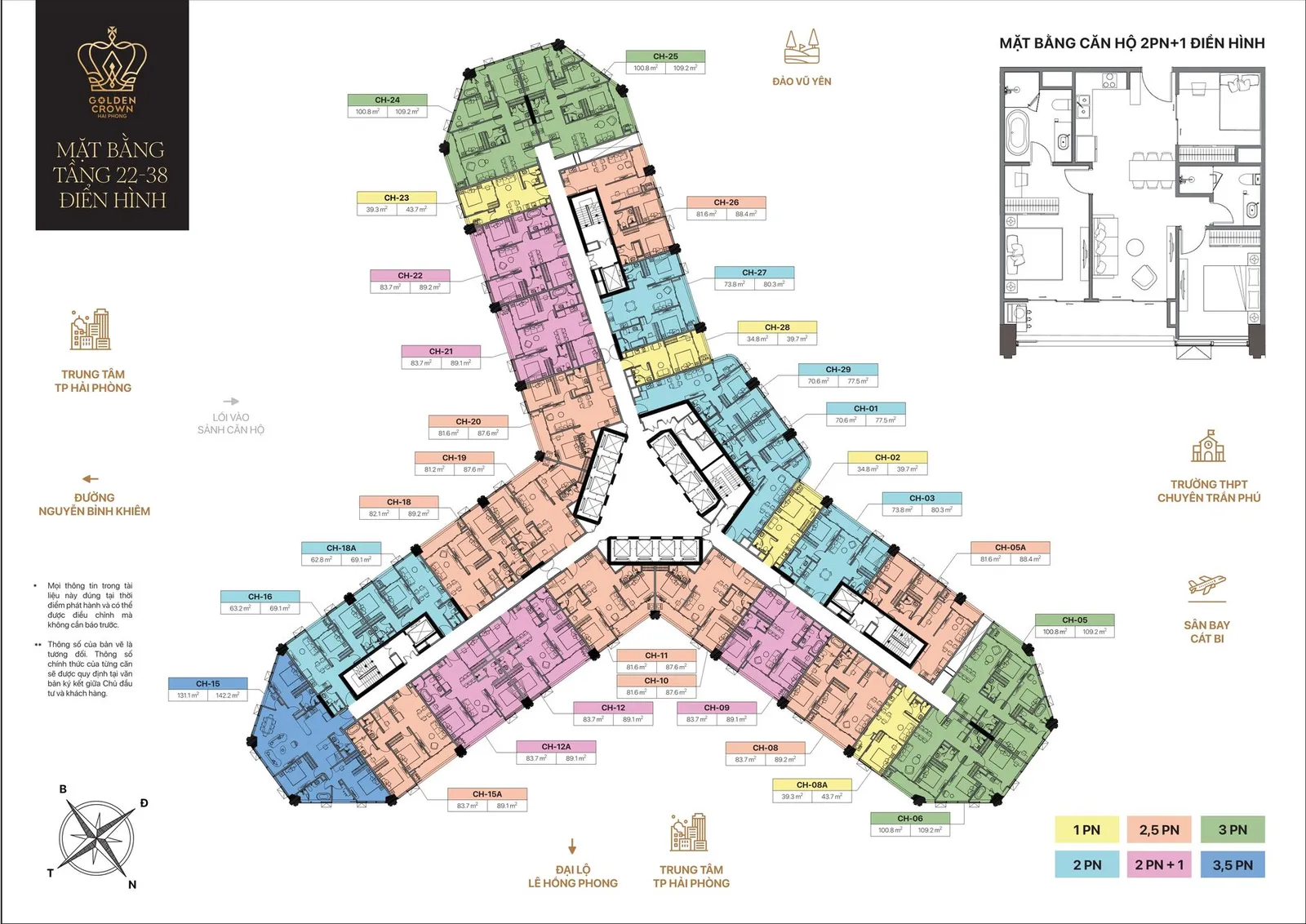 TMB điển hình - Tầng 22-38