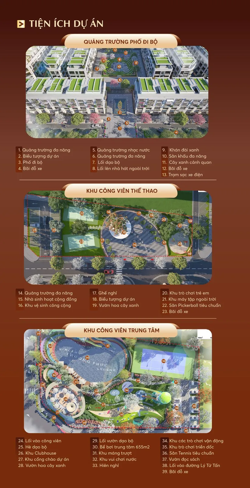MẶT BẰNG TIỆN ÍCH