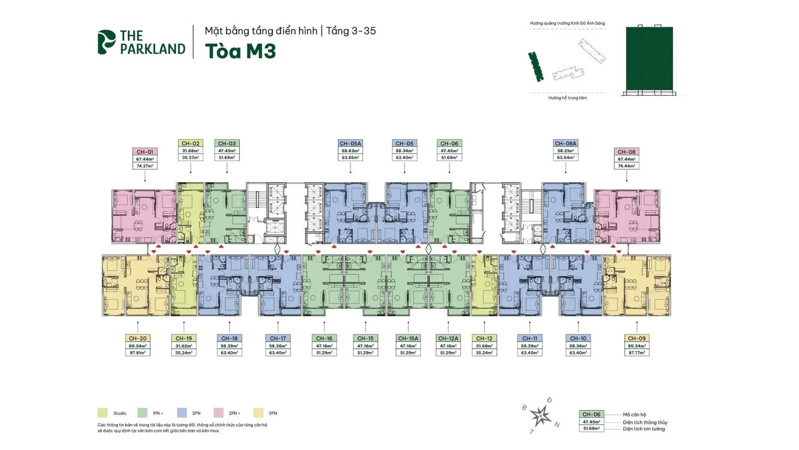 MB TẦNG ĐIỂN HÌNH TOÀ M3