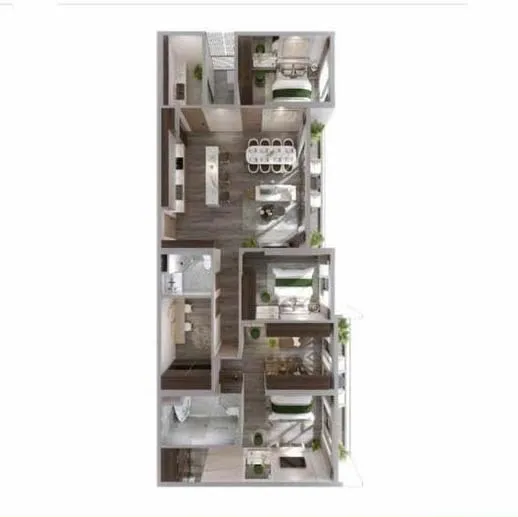 Số căn: 2 căn/sàn Penthouse