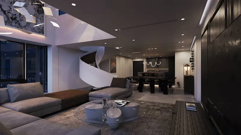 Từ 81.3m2 – 117.8m2.Duplex