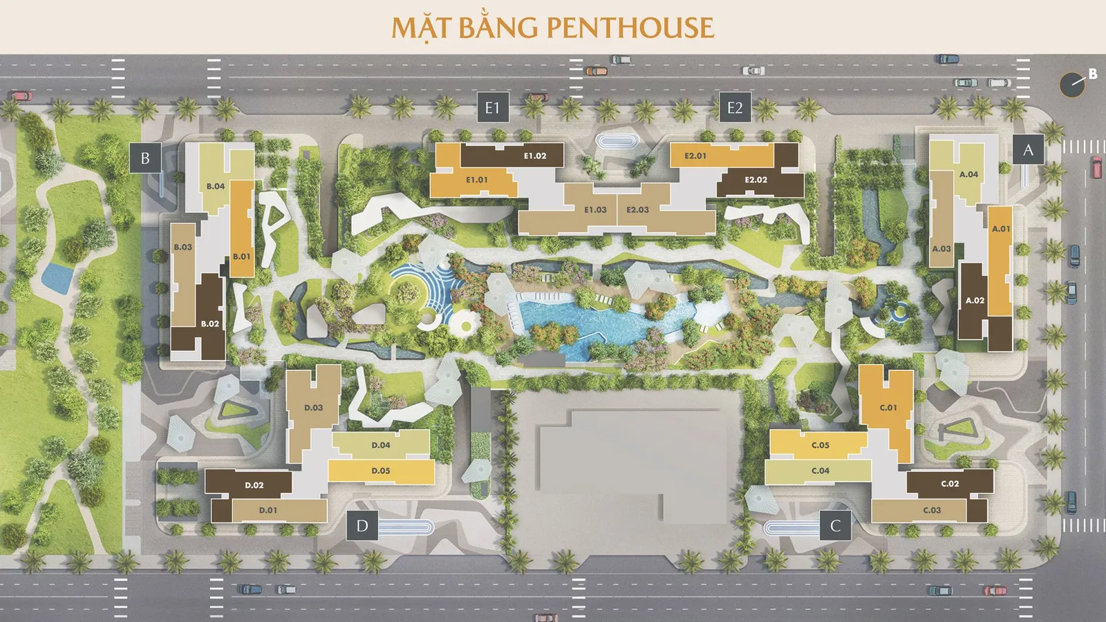 MẶT BẰNG PENTHOUSE