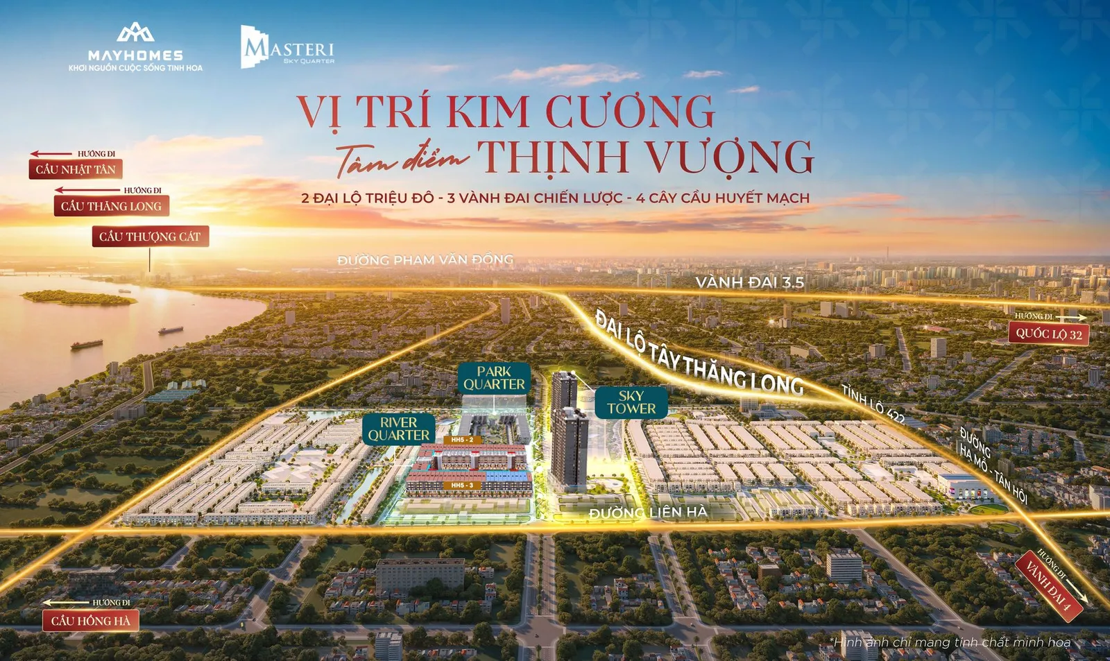 Tổng mặt bằng toàn dự án