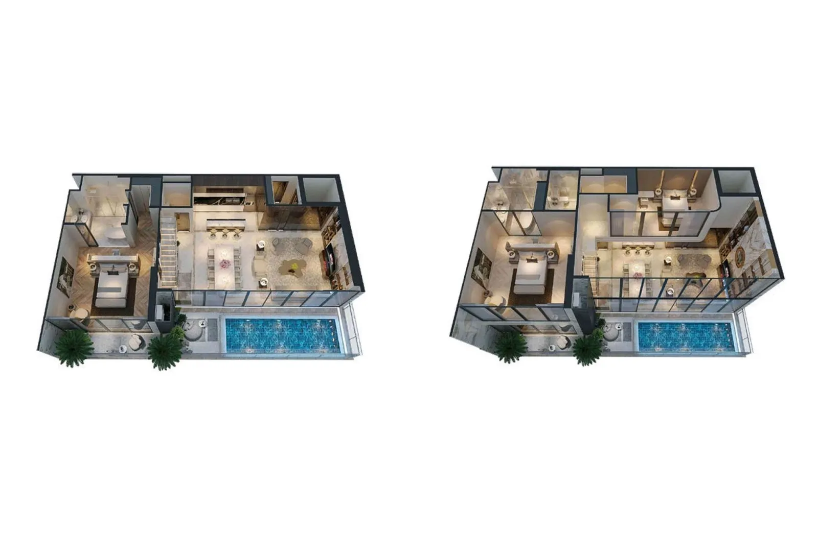 Số căn/sàn: 12 căn/sàn Sky Villa tại Noble Crystal Long Biên