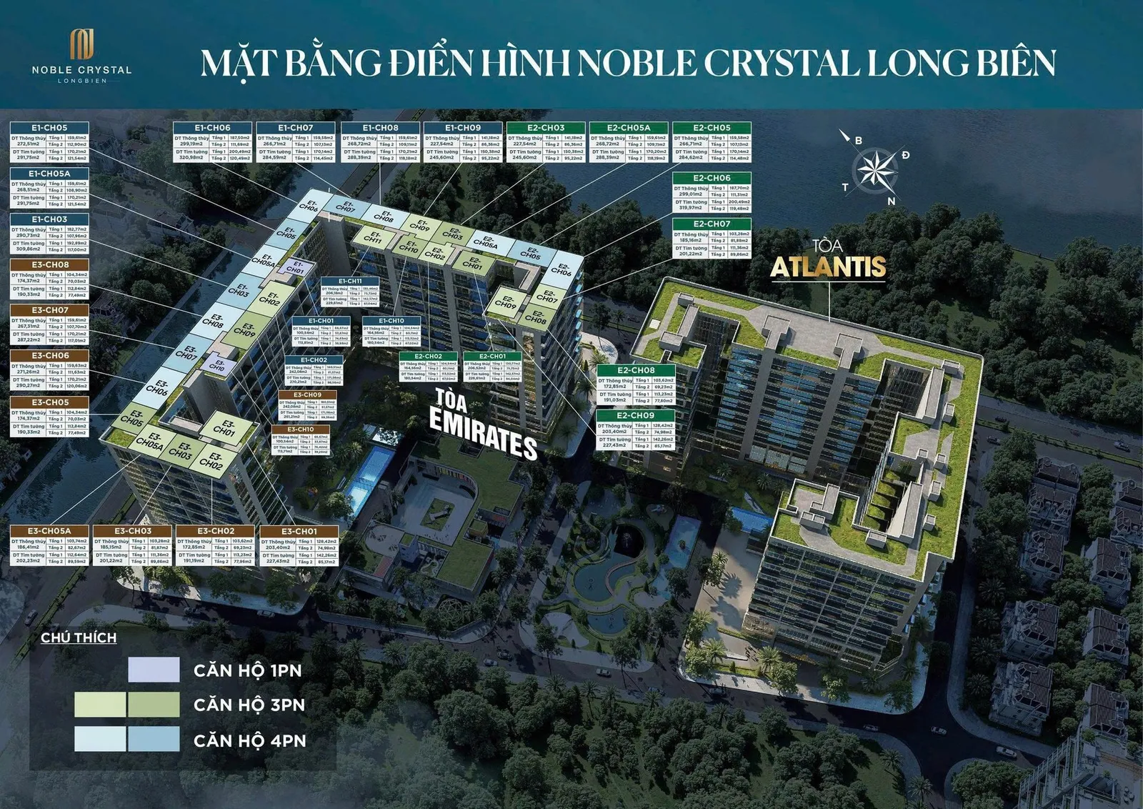 MẶT BẰNG TOÀ EMIRATES