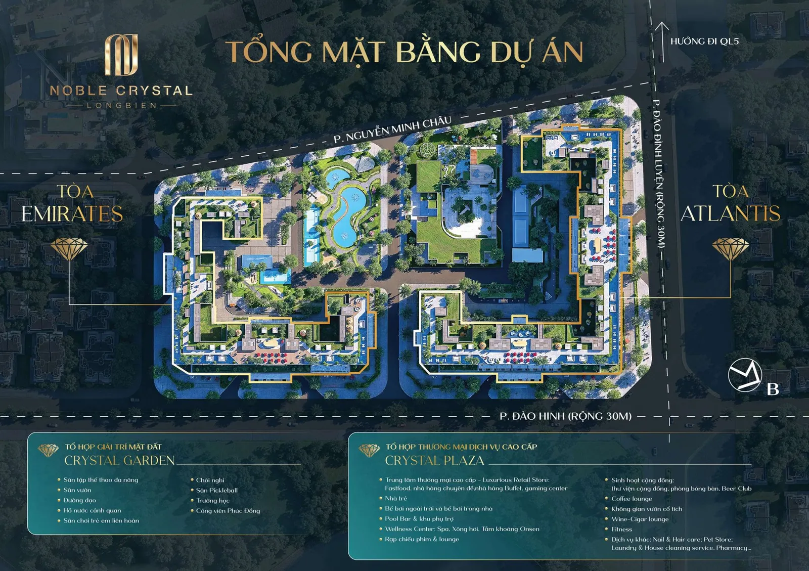 MẶT BẰNG TIỆN ÍCH