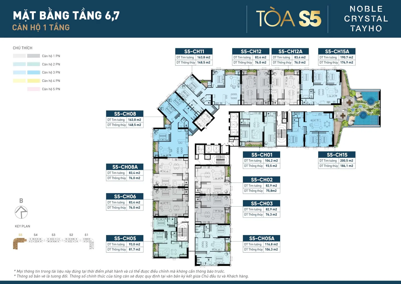 Toà S5- MB tầng 6,7