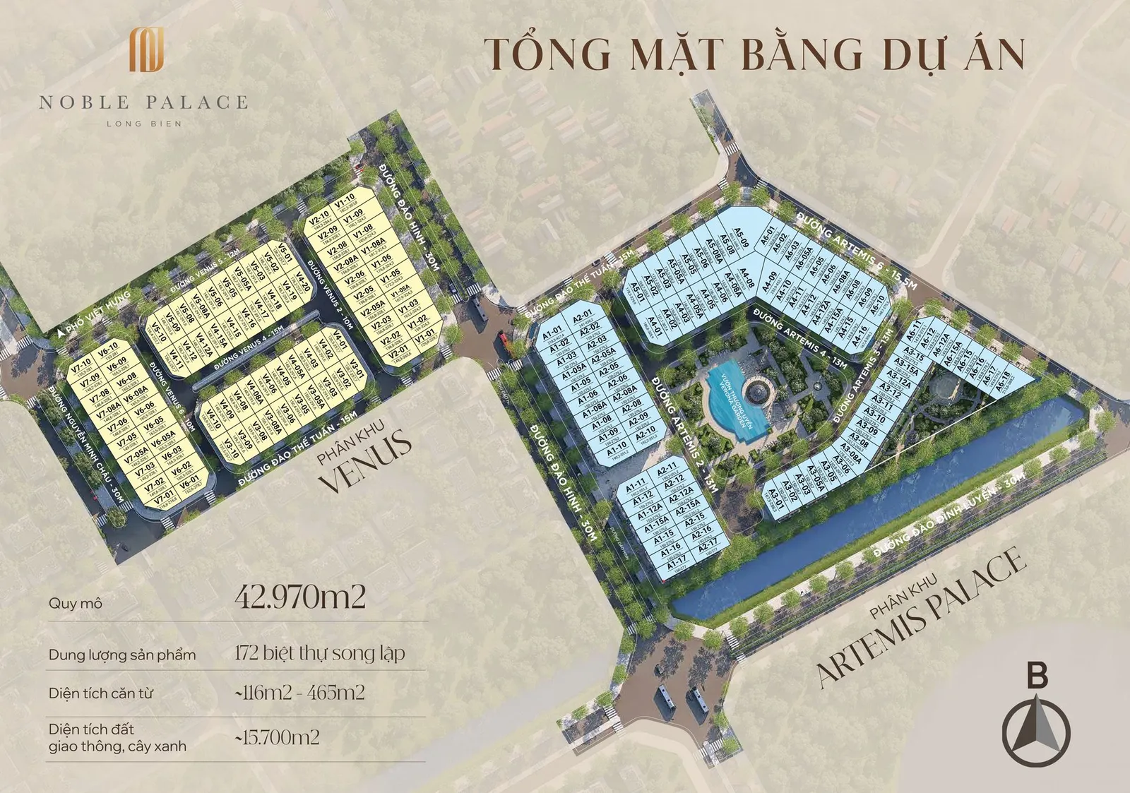 TỔNG MẶT BẰNG