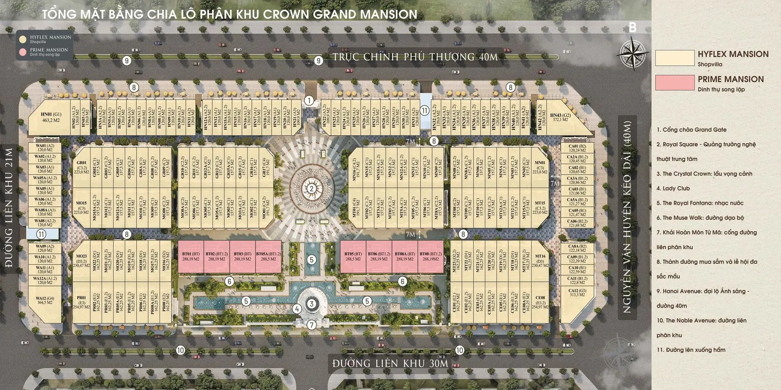 MB phân khu Crown Grand Mansion