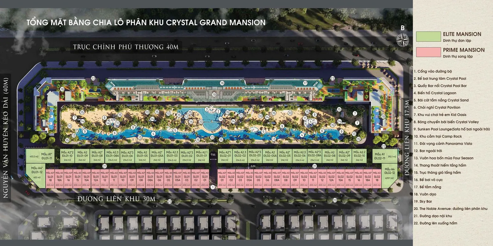 MB phân khu Crystal Grand Mansion
