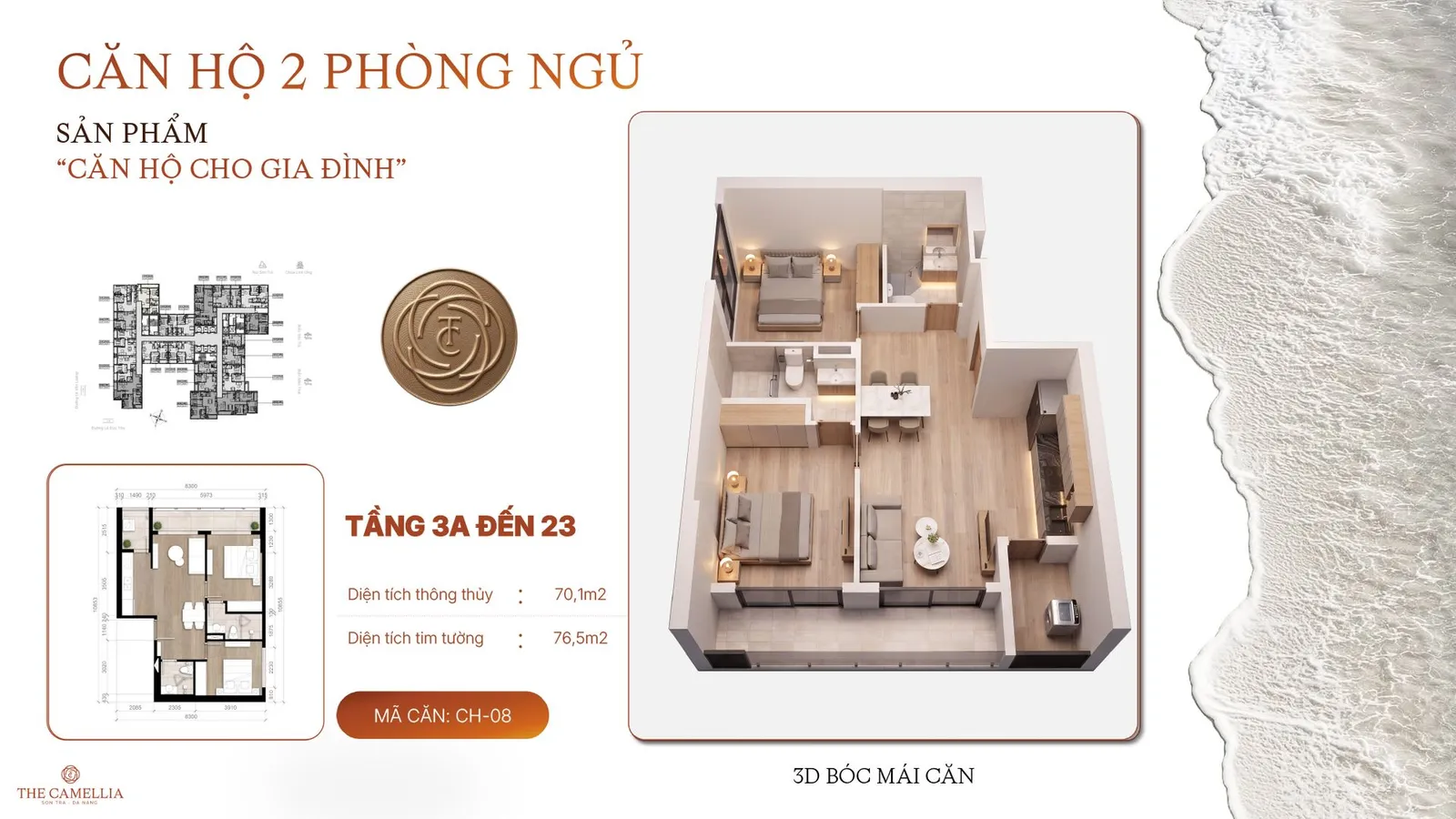Căn hộ 2 phòng ngủ 4