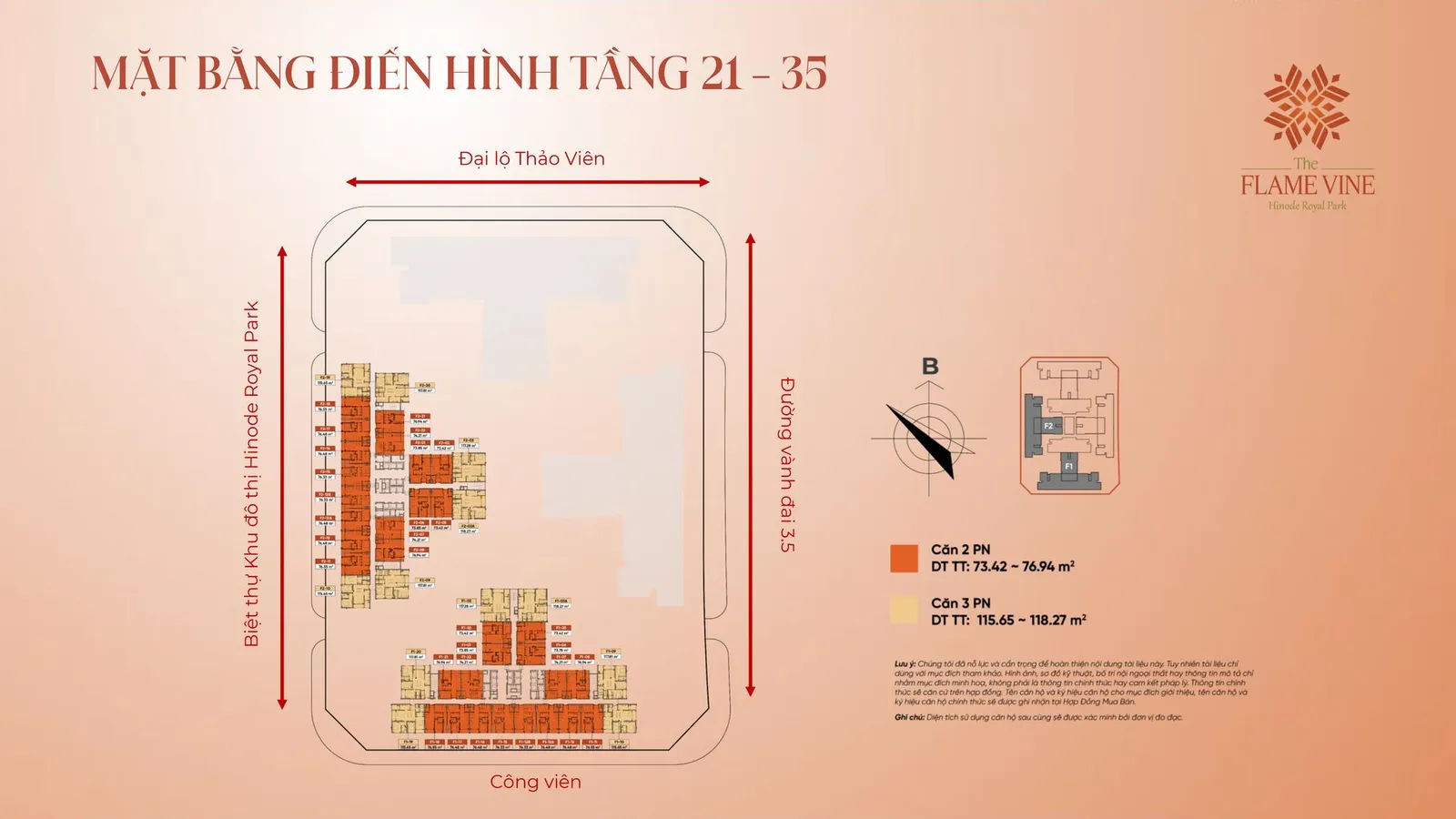 MB tầng 21-35 toà F1, F2