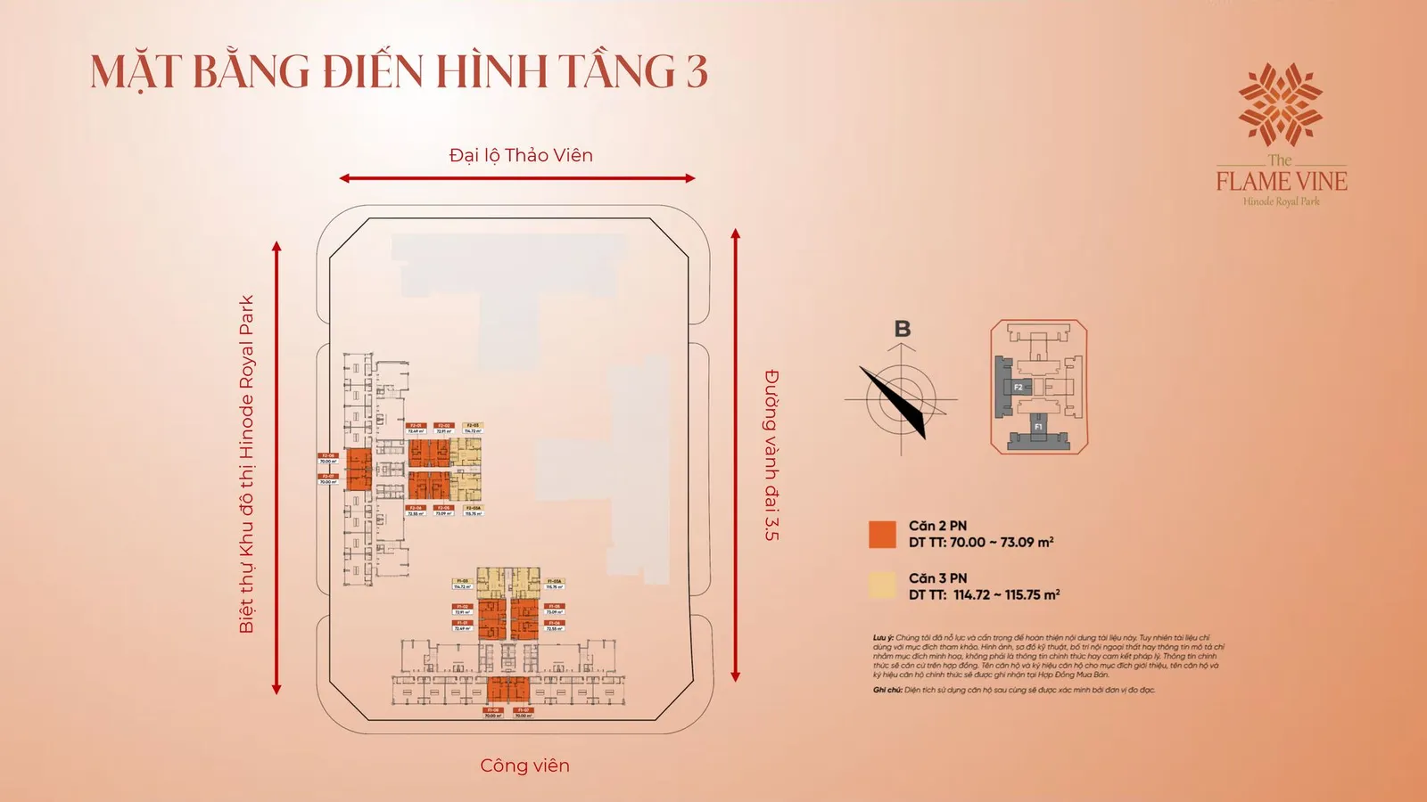 MB tầng 3 toà F1, F2