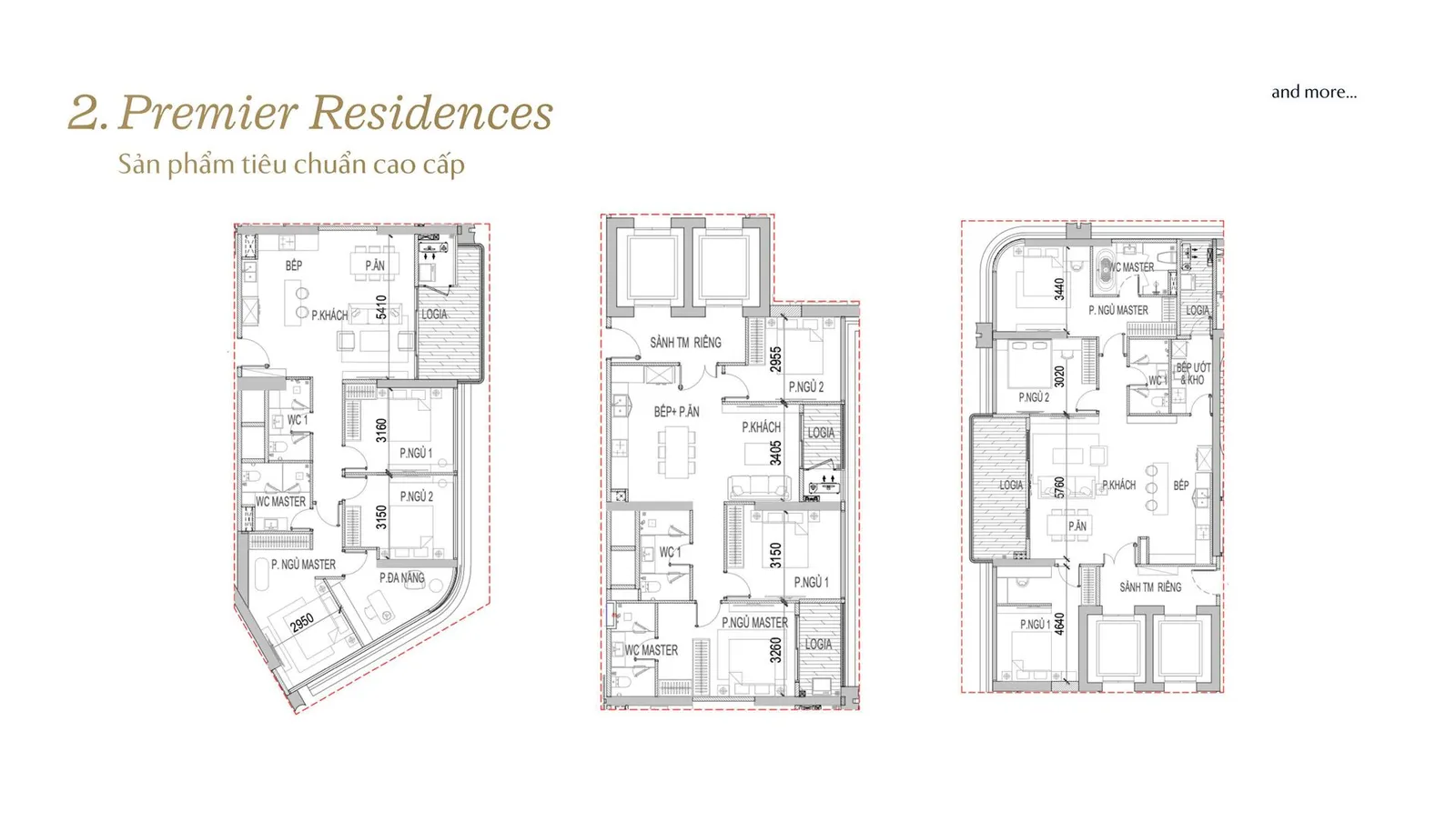 3PN): 155 - 372 m2.Căn Duplex (