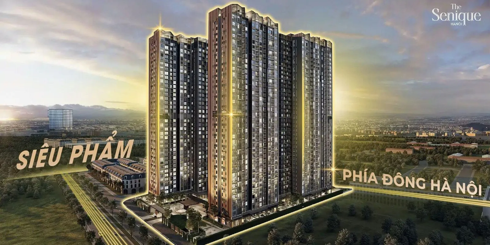 The Senique HanoiĐịa chỉ: Khu đô thị Vinhomes Ocean Park đường Biển Hồ, Trâu Quỳ, Gia Lâm, TP Hà Nội