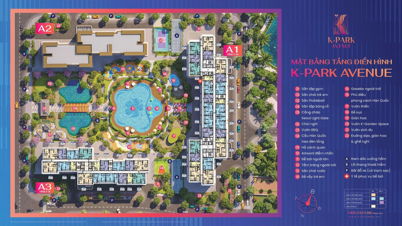 A1 & A3 - PHÂN KHU K-PARK (T3-18)